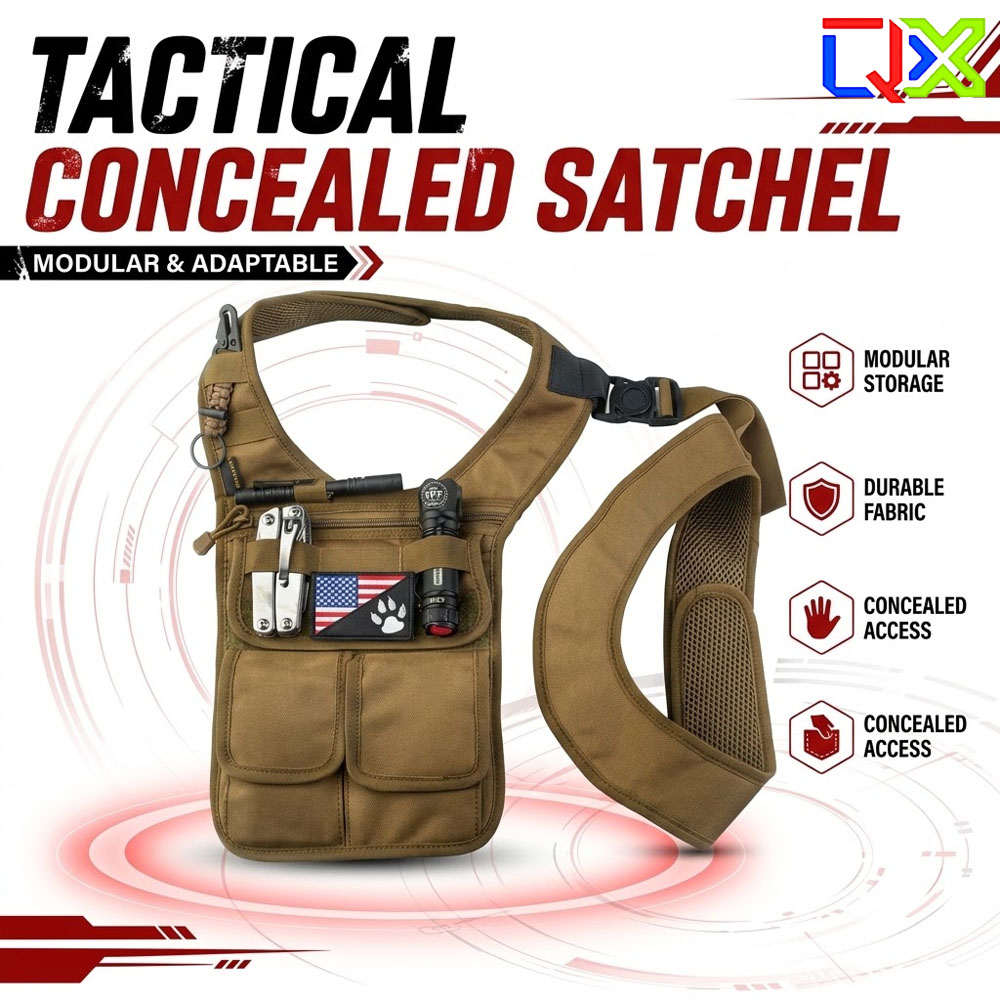 Edc Carry Bag For Men - حقيبة كتف تكتيكية مخفية من QX