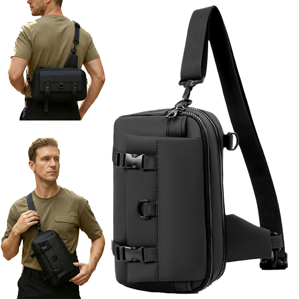 Edc Concealed Carry Sling Bag - حقيبة مسدس تكتيكية للحمل المخفي، حقيبة