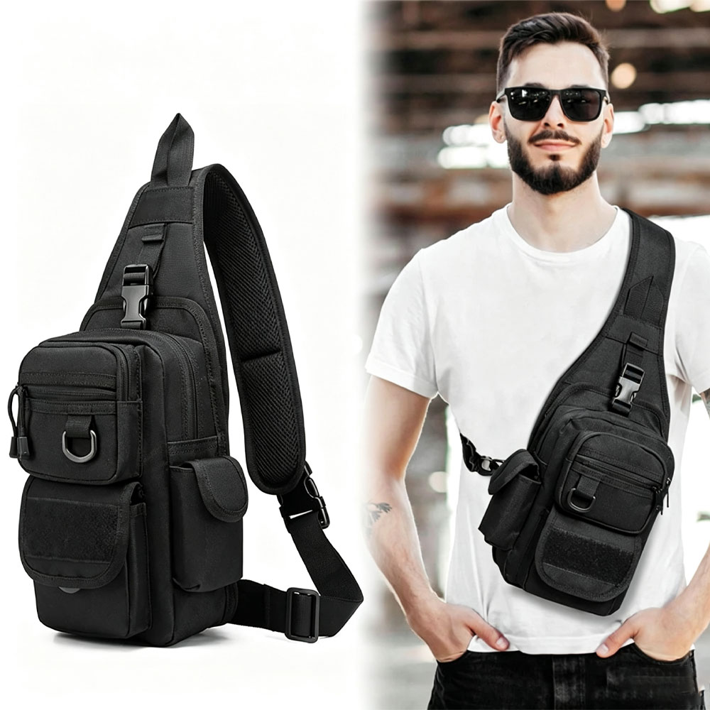 حقيبة مسدس تكتيكية، حقيبة أسلح - مراجعة Edc Concealed Carry Sling Bag وسعره