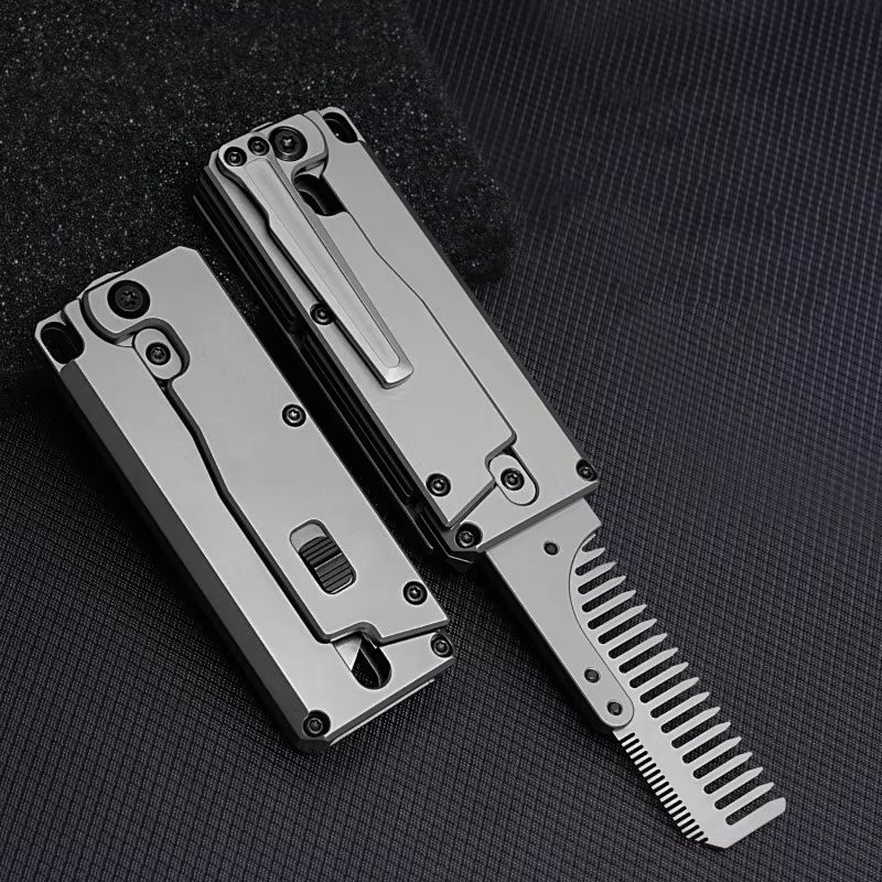 سبائك التيتانيوم للطي مشط استب - مراجعة Comb Pocket Titanium وسعره