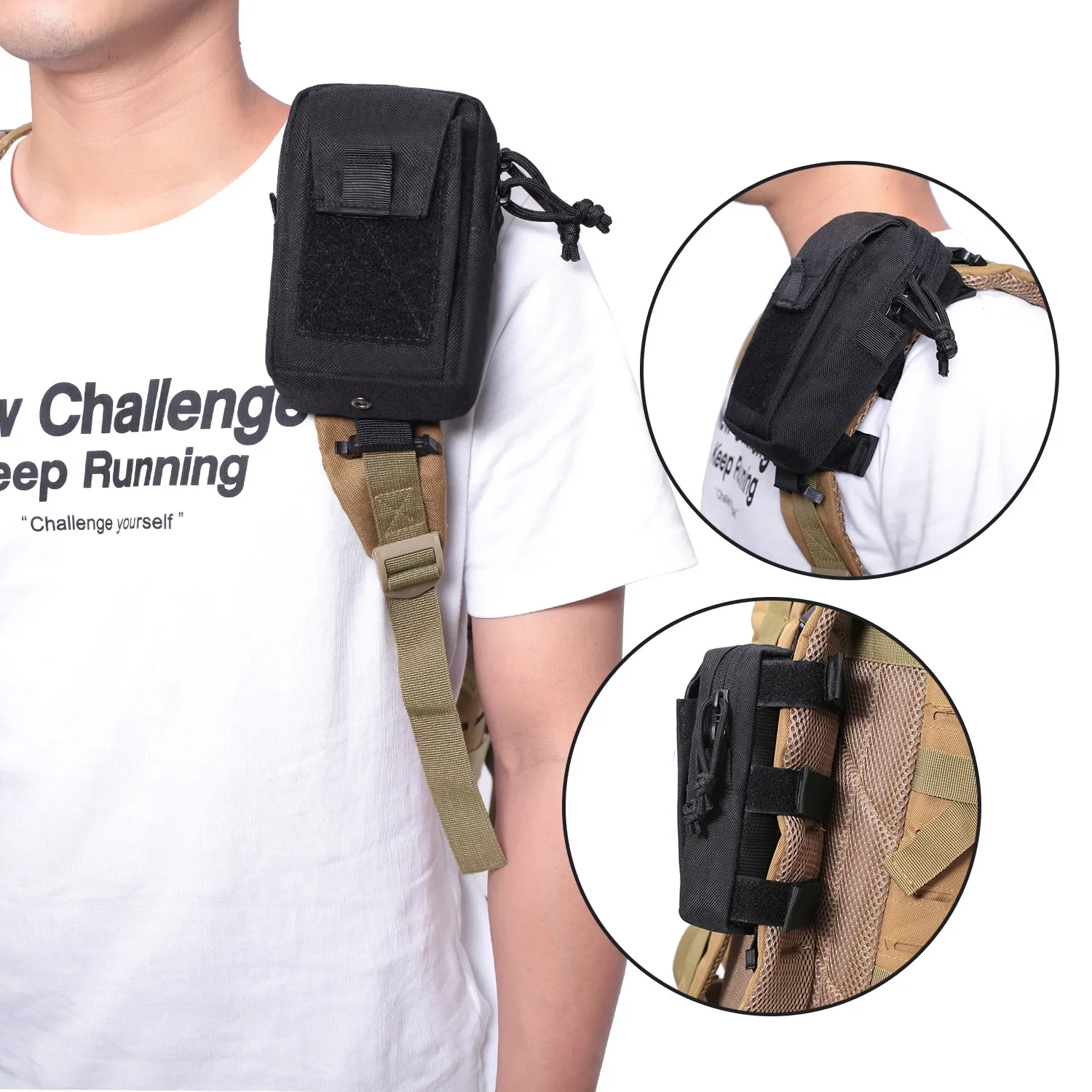 حزام حقيبة ظهر مول مع حامل هات - مراجعة Edc Carry Belt وسعره