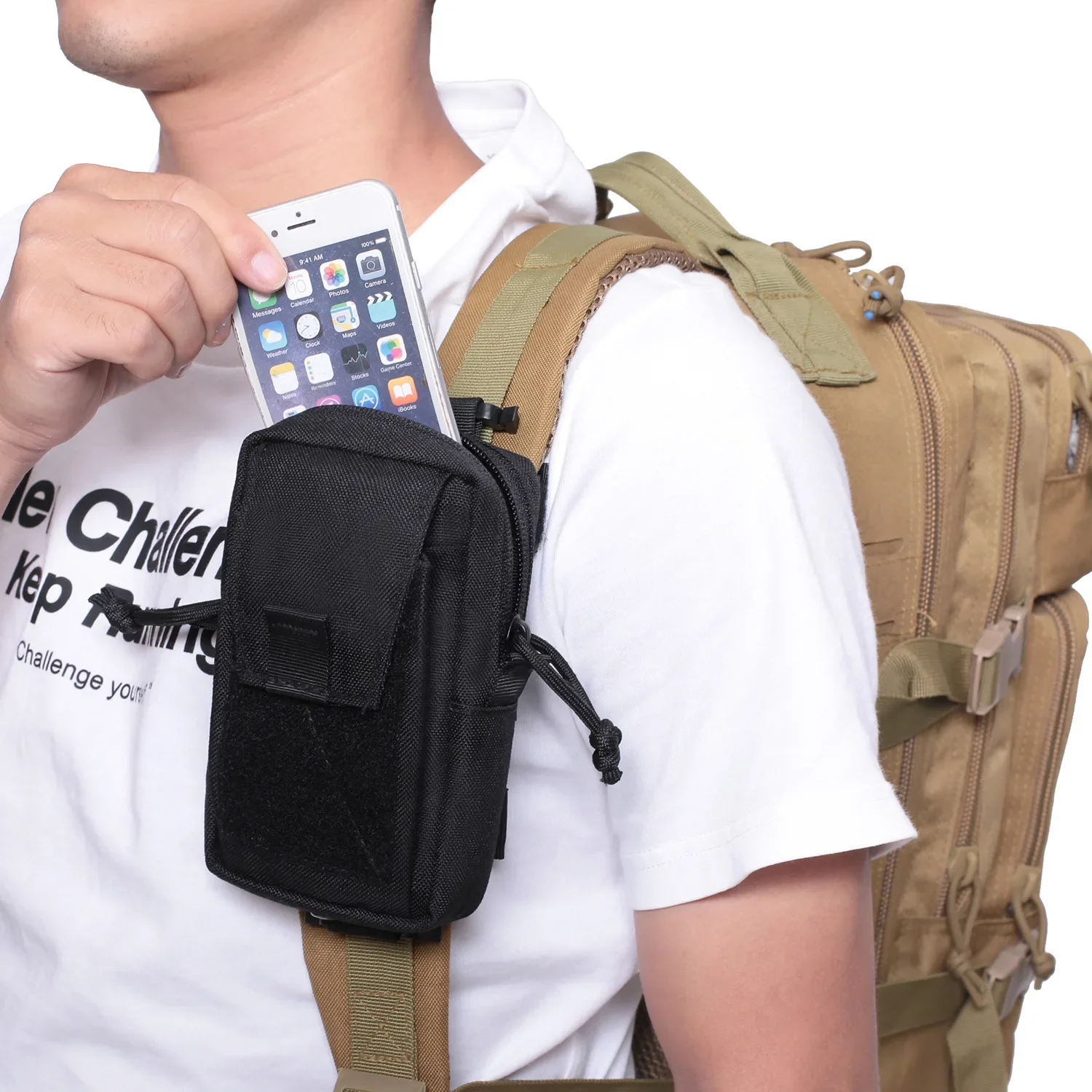 حزام حقيبة ظهر مول مع حامل هات - مراجعة Edc Carry Belt وسعره
