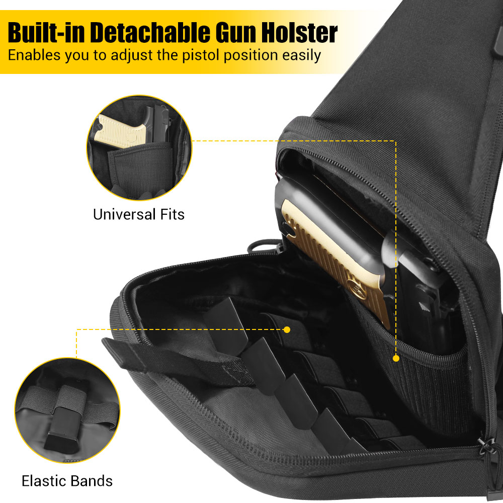 حقيبة مسدس تكتيكية، حافظة مسدس - مراجعة Edc Carry Bag For Pistol وسعره