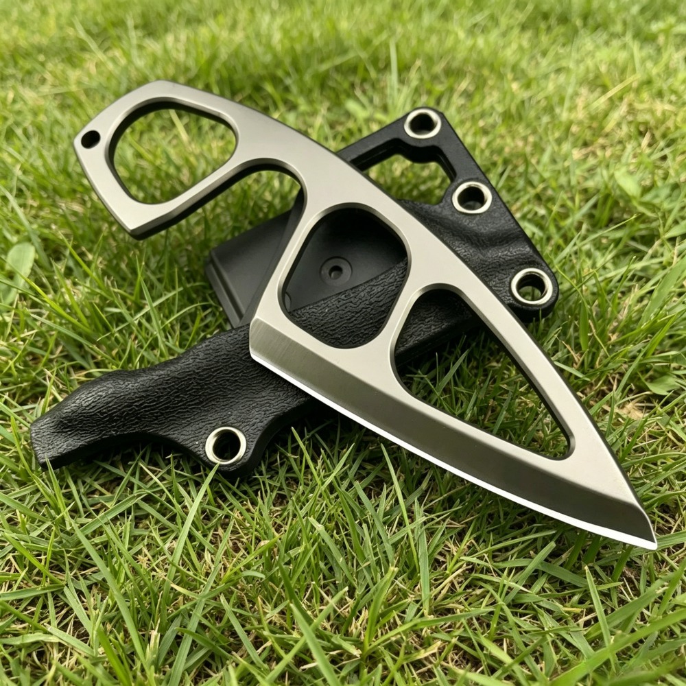 سكين رقبة عالي الصلابة بشفرة 4 - مراجعة Edc Fixed Blade Deep Carry وسعره