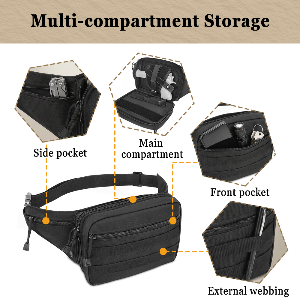 حقيبة مسدس مخفية للحمل، حقيبة  - مراجعة Edc Carry Bag For Pistol وسعره