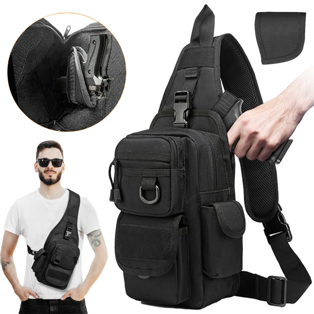 حقيبة مسدس تكتيكية للحمل المخف - مراجعة Edc Carry Bag For Pistol وسعره