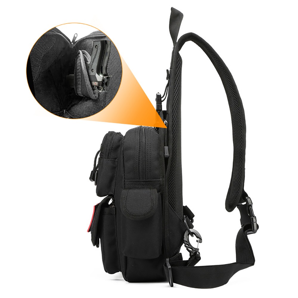 حقيبة مسدس تكتيكية للحمل المخف - مراجعة Edc Carry Bag For Pistol وسعره
